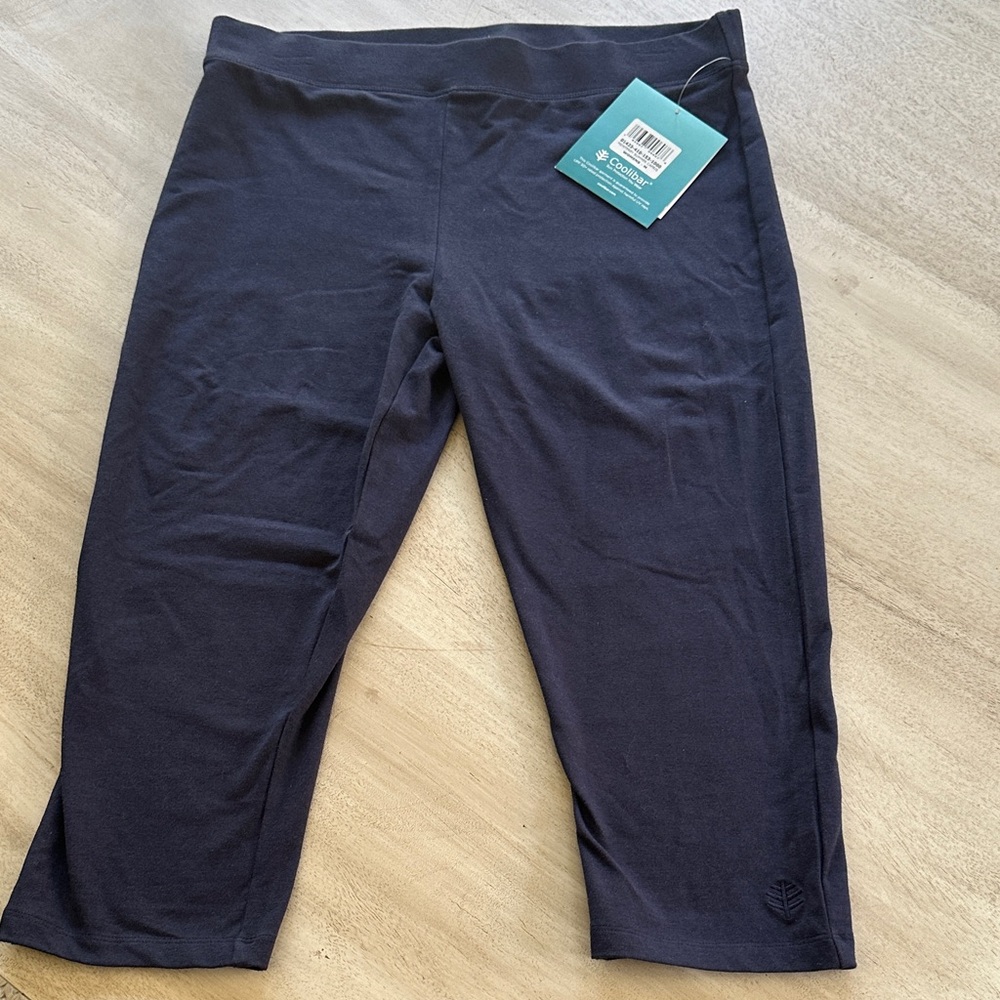 Coolibar Navy Capri Leggings